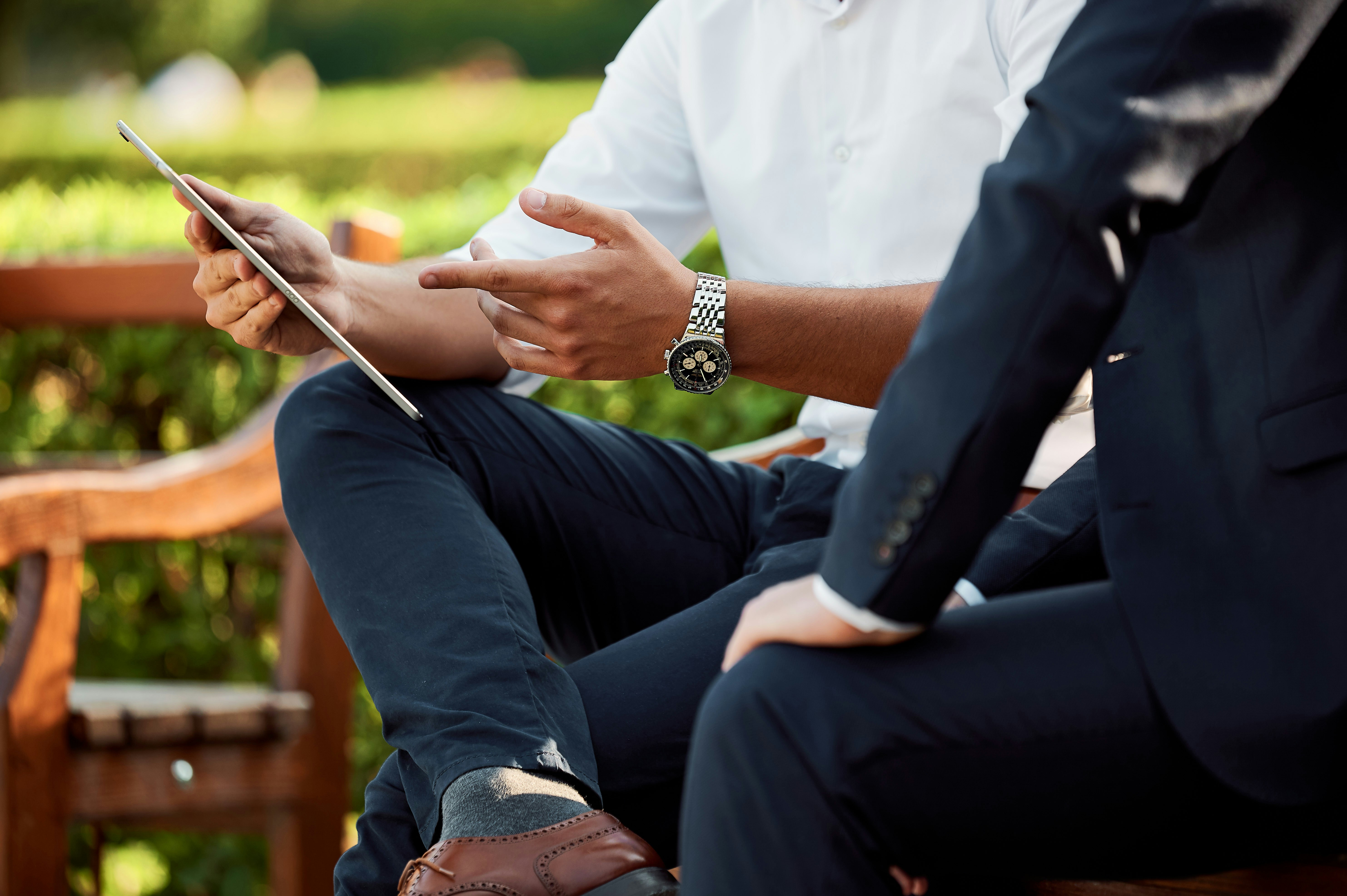 Business analytics and data visualization on modern screens